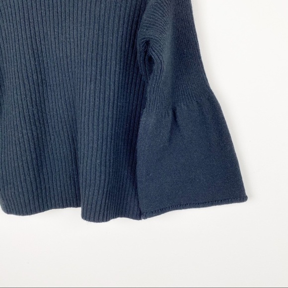 Moth Black Sweater with Bell Sleeves - Picture 7 of 10
